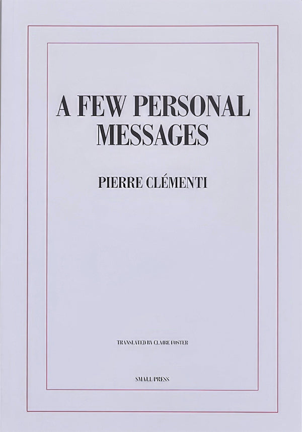 A Few Personal Messages